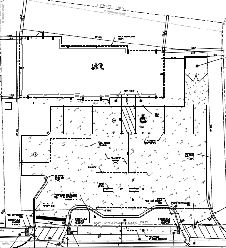 Our Work In Georgia 5 Commercial gas station project Dekalb county Site Plan